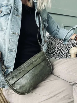 VIAMAJA Cross Body|Skuldertasker<Crossover Mobil – Army