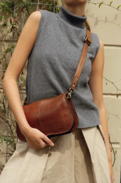 VIAMAJA Clutch|Cross Body<Crossover Myn - Walnut