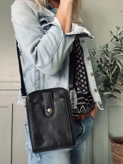 VIAMAJA Cross Body|Skuldertasker<Crossover Posh - Black / Silver