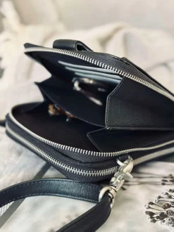 VIAMAJA Cross Body|Skuldertasker<Crossover Posh - Black / Silver