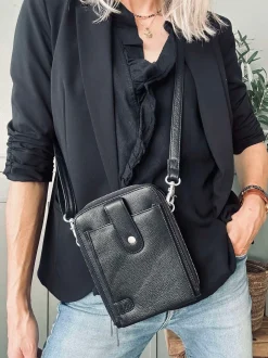 VIAMAJA Cross Body|Skuldertasker<Crossover Posh - Black / Silver