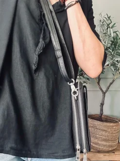 VIAMAJA Cross Body|Skuldertasker<Crossover Posh - Black / Silver