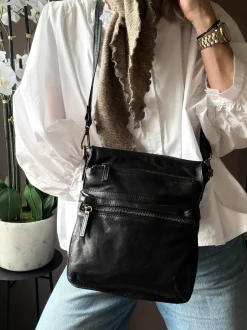VIAMAJA Cross Body|Skuldertasker<Crossover Raw Black