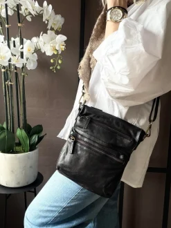 VIAMAJA Cross Body|Skuldertasker<Crossover Raw Black