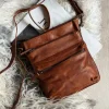 VIAMAJA Cross Body|Skuldertasker<Crossover Raw Dark Cognac