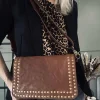 VIAMAJA Cross Body|Skuldertasker<Crossover Raw Vintage cognac