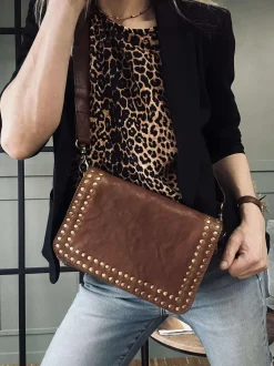 VIAMAJA Cross Body|Skuldertasker<Crossover Raw Vintage cognac