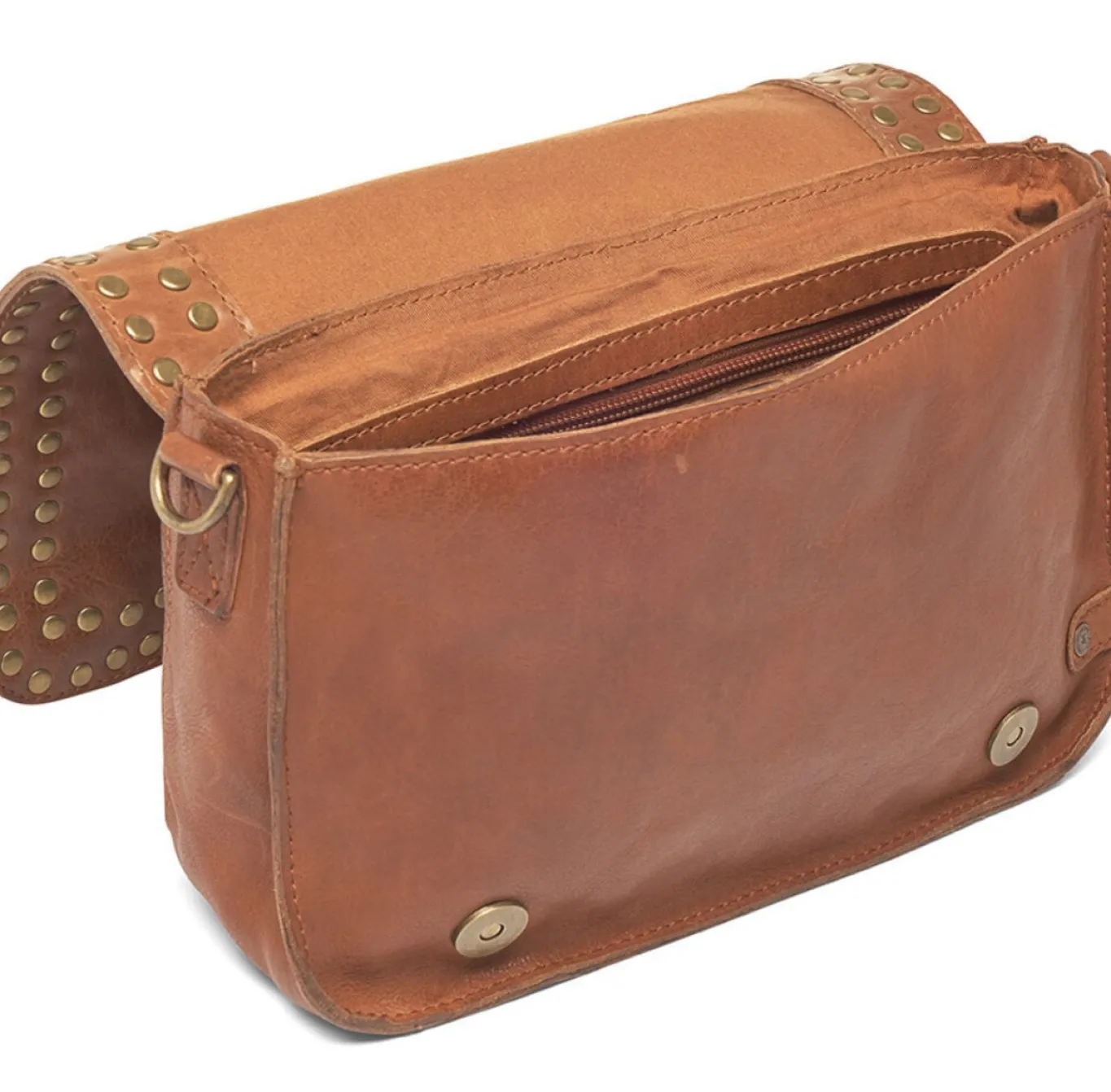 VIAMAJA Cross Body|Skuldertasker<Crossover Raw Vintage cognac