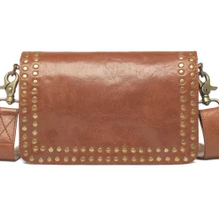 VIAMAJA Cross Body|Skuldertasker<Crossover Raw Vintage cognac