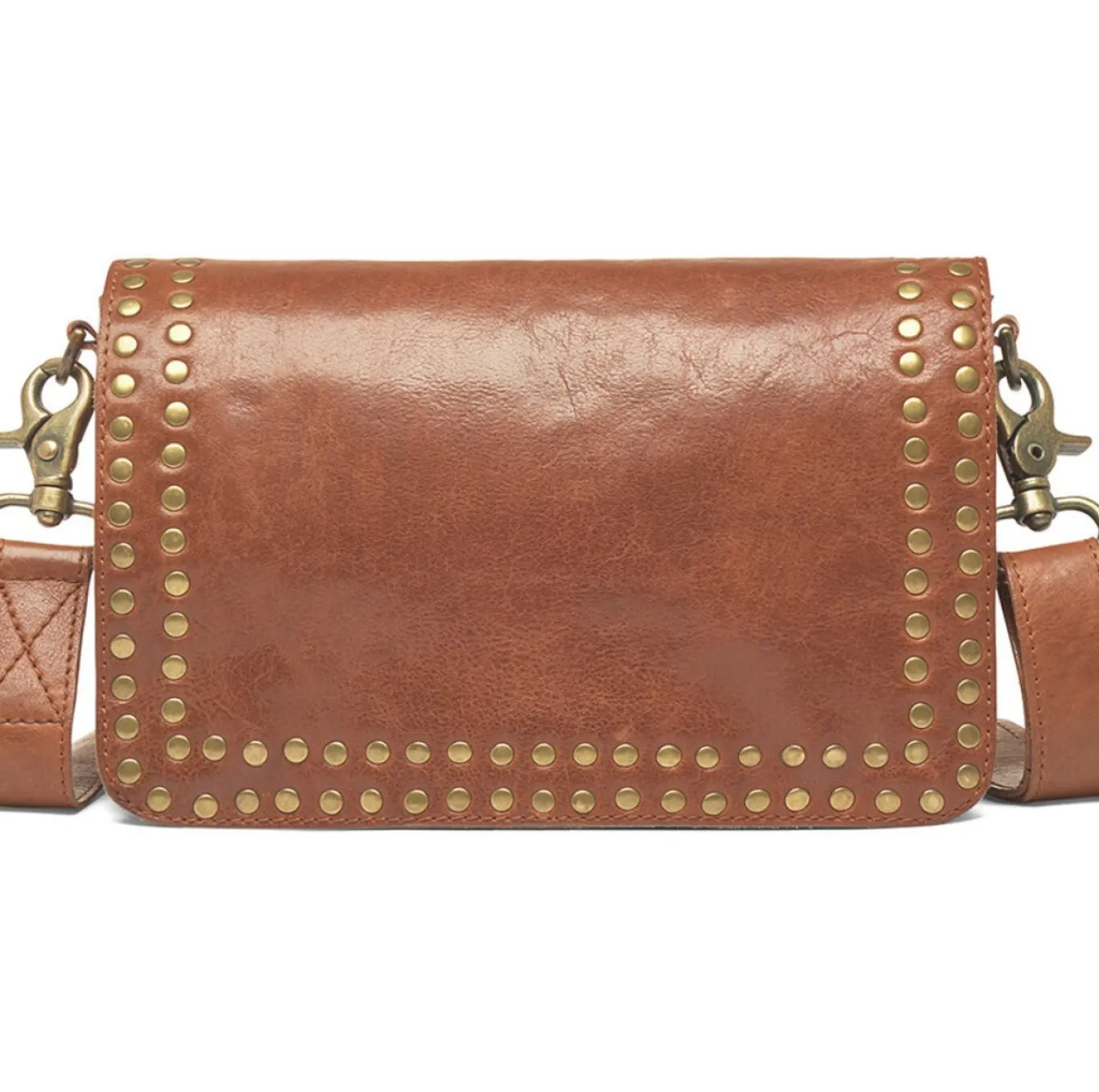 VIAMAJA Cross Body|Skuldertasker<Crossover Raw Vintage cognac