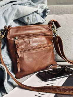 VIAMAJA Cross Body|Læder Tasker<Crossover Regina Cognac