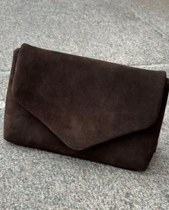 VIAMAJA Cross Body|Skuldertasker<Crossover ruskind - Chocolate