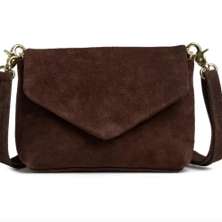 VIAMAJA Cross Body|Skuldertasker<Crossover ruskind - Chocolate