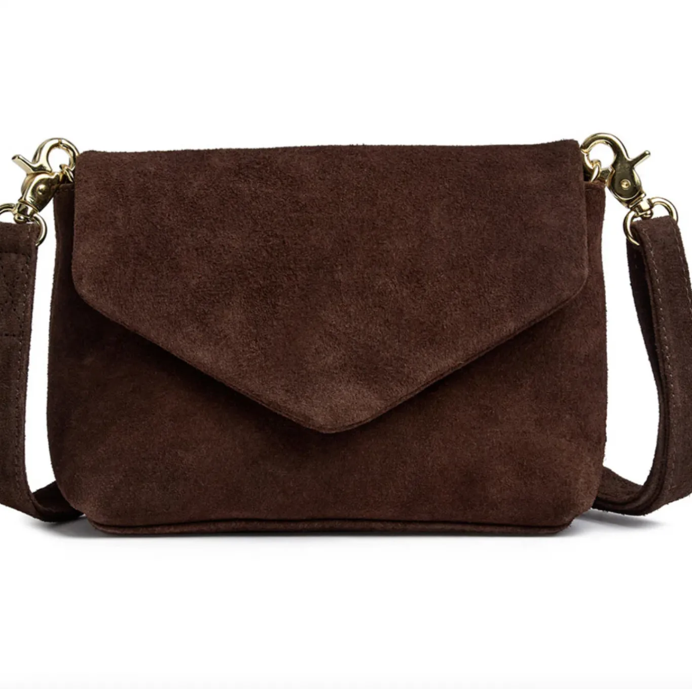 VIAMAJA Cross Body|Skuldertasker<Crossover ruskind - Chocolate