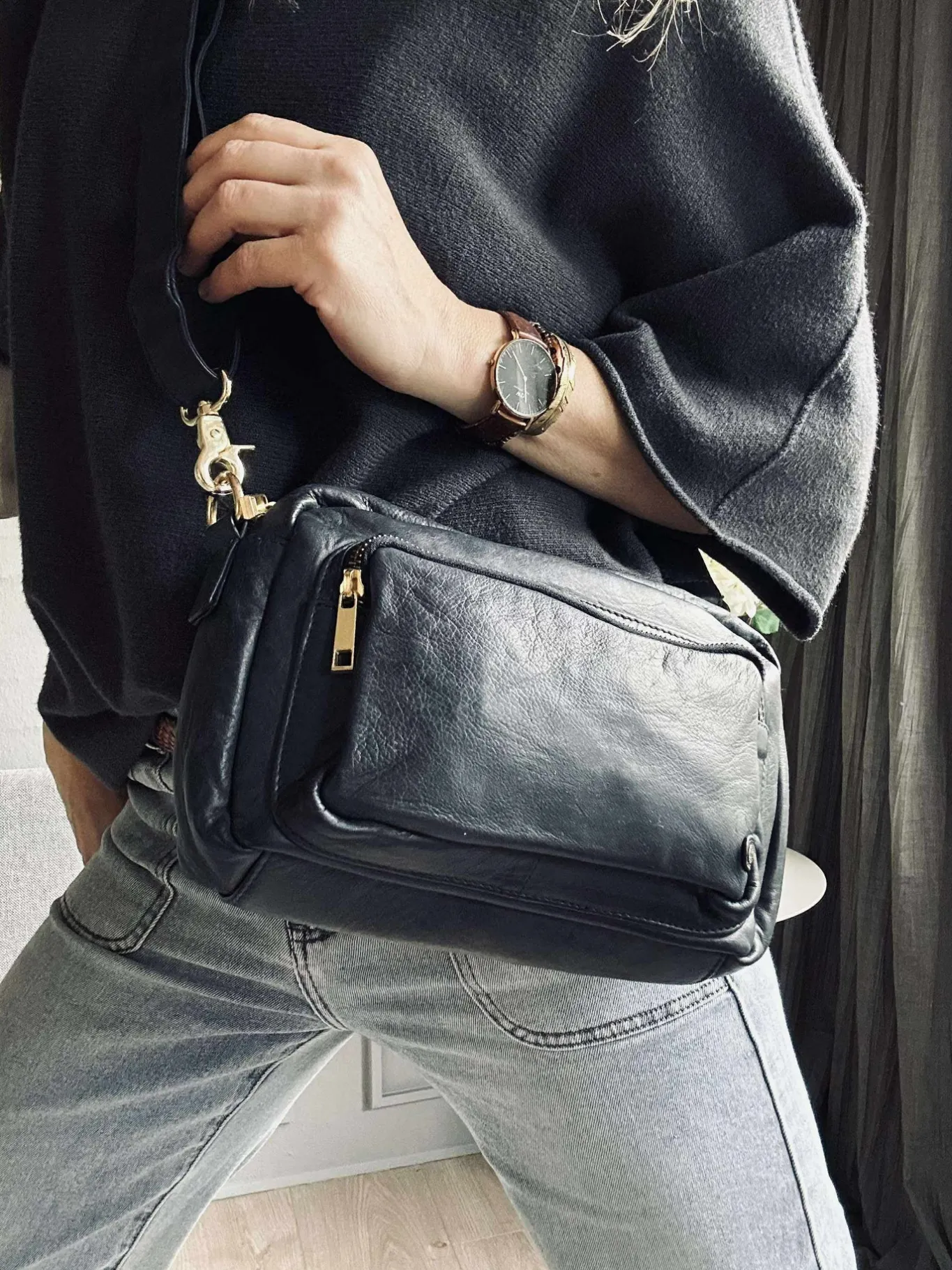 VIAMAJA Cross Body|Skuldertasker<Crossover TINO - Midnight Blue