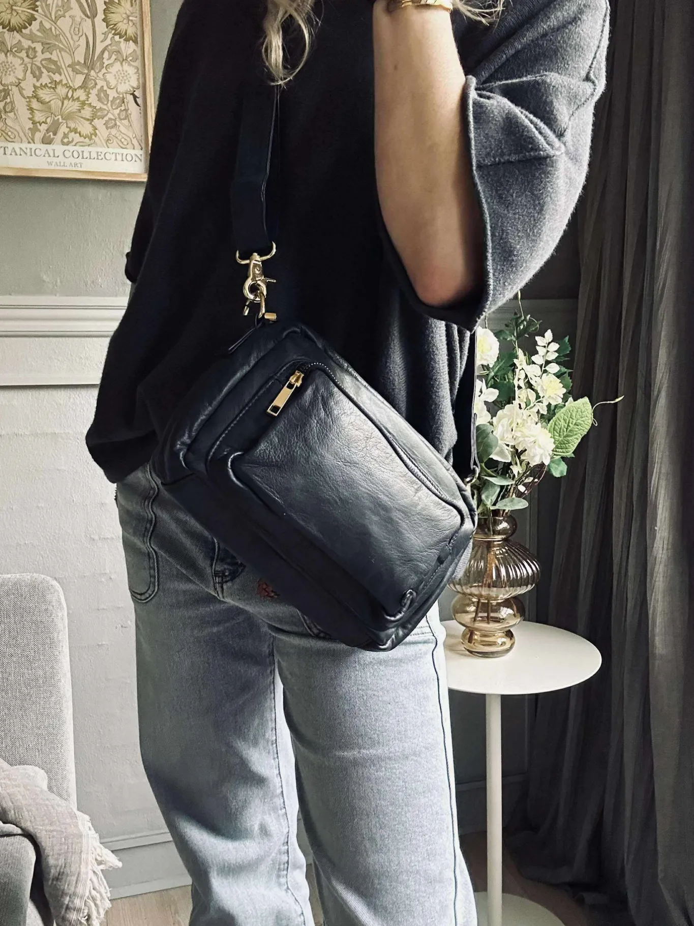 VIAMAJA Cross Body|Skuldertasker<Crossover TINO - Midnight Blue