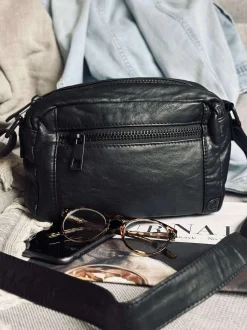 VIAMAJA Cross Body|Læder Tasker<Crossover Unisex - Black / black