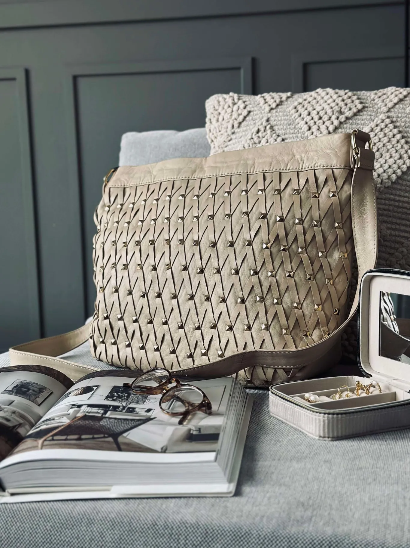 VIAMAJA Cross Body|Læder Tasker<Crossover Vanila gold