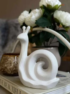 VIAMAJA Interiør|Pynte Genstande<Deco snegl - Hvid eller beige