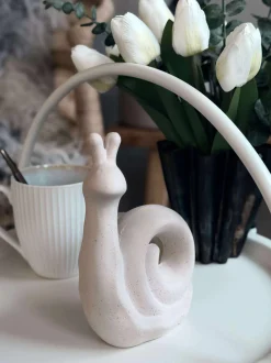 VIAMAJA Interiør|Pynte Genstande<Deco snegl - Hvid eller beige