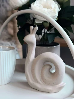 VIAMAJA Interiør|Pynte Genstande<Deco snegl - Hvid eller beige