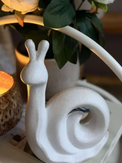 VIAMAJA Interiør|Pynte Genstande<Deco snegl - Hvid eller beige