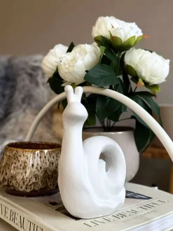VIAMAJA Interiør|Pynte Genstande<Deco snegl - Hvid eller beige