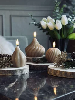 VIAMAJA Fad / Bakker|Jul<Deco wood - Sæt med 4 stk.