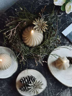 VIAMAJA Fad / Bakker|Jul<Deco wood - Sæt med 4 stk.