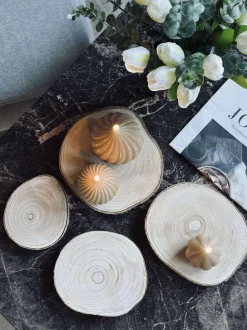 VIAMAJA Fad / Bakker|Jul<Deco wood - Sæt med 4 stk.