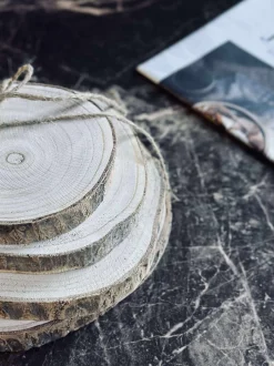VIAMAJA Fad / Bakker|Jul<Deco wood - Sæt med 4 stk.