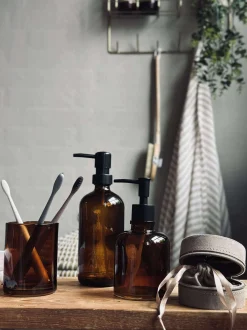 VIAMAJA Alt Til Opvask|Sæbedispensere<Dispenser med pumpe - Brun glas