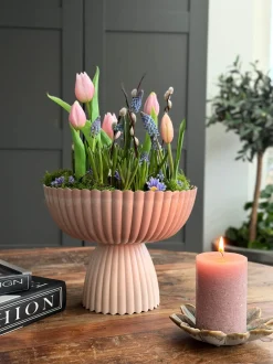 VIAMAJA Urtepotter|Interiør<DIY opsats i beton look - Rosa