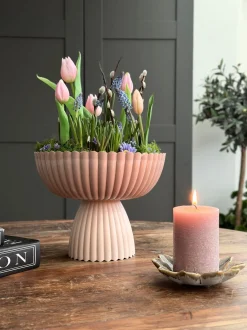 VIAMAJA Urtepotter|Interiør<DIY opsats i beton look - Rosa