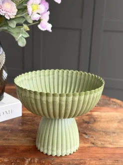 VIAMAJA Urtepotter|Interiør<DIY opsats i beton look - Grøn