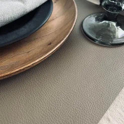 VIAMAJA Dækkeservietter<Dækkeserviet - Vendbar Taupe / Sort