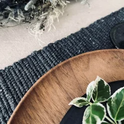 VIAMAJA Dækkeservietter|Restparti<Dækkeserviet Koks - Recycling Cotton