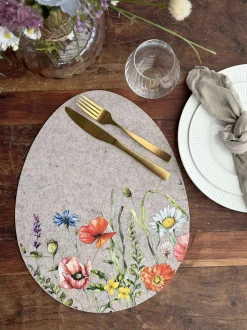 VIAMAJA Dækkeservietter|Påske<Dækkeserviet påske - Beige oval