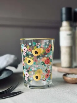 VIAMAJA Krus, Kopper Og Glas<Drikkeglas FLORA - Sæt med 4 glas