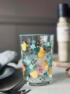 VIAMAJA Krus, Kopper Og Glas<Drikkeglas FLORA - Sæt med 4 glas