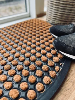 VIAMAJA Dørmåtte<Dørmåtte - Natur DOTS halvmåne