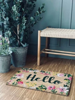 VIAMAJA Dørmåtte<Dørmåtte Hello Flora