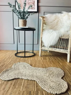 VIAMAJA Dørmåtte|Hund<Dørmåtte i jute - Kødben 40x60cm