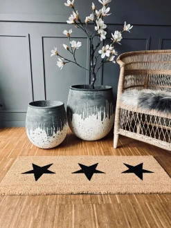 VIAMAJA Dørmåtte<Dørmåtte stjerne kokos - 40x100
