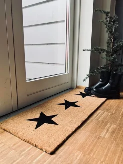 VIAMAJA Dørmåtte<Dørmåtte stjerne kokos - 40x100