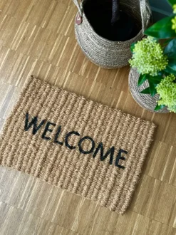 VIAMAJA Dørmåtte<Dørmåtte WELCOME- kokos 40x60cm
