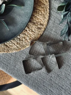 VIAMAJA Div. Køkken|Camping Og Picnic<Dugklemmer Rustfrit Stål - Sæt af 4 stk.