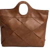 VIAMAJA Shoppere<Eksklusiv håndflettet shopper - Soft cognac