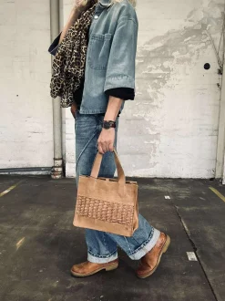 VIAMAJA Cross Body|Læder Tasker<Elegant håndtaske - Camel