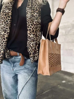 VIAMAJA Cross Body|Læder Tasker<Elegant håndtaske - Camel